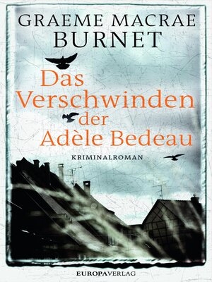 cover image of Das Verschwinden der Adèle Bedeau